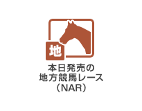 本日発売の地方競馬レース（NAR）