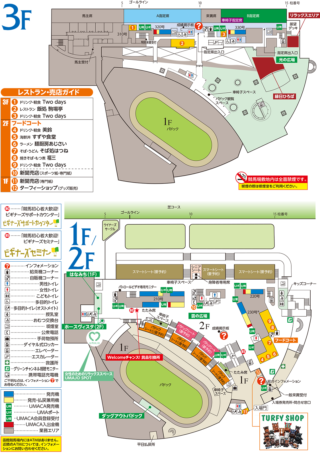 スタンド 函館競馬場 Jra