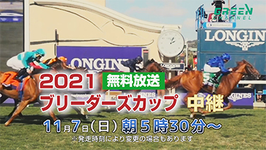 テレビ ラジオ中継 21年ブリーダーズカップターフ 海外競馬発売 Jra