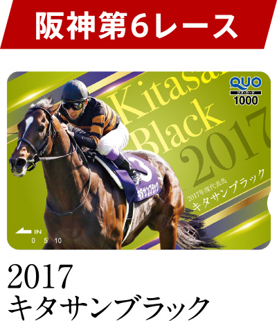 阪神 第6レース 2017 キタサンブラック