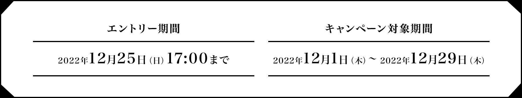 Gg[ 2022N1225ij17:00܂Ł^Ly[Ώۊ 2022N121i؁j`1229i؁j